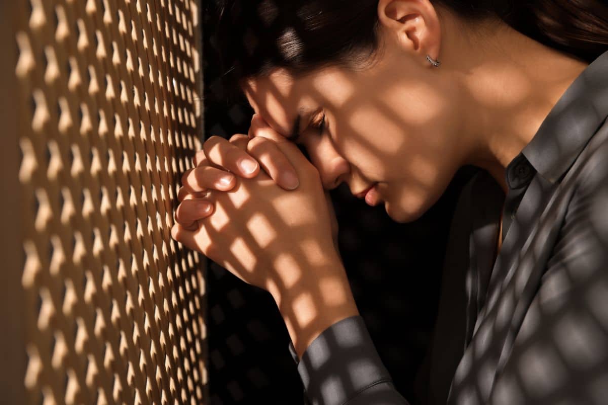 An ExMormon’s Thoughts on The Secret Lives of Mormon Wives Hulu TV Show 4 A woman who has sinned confessing